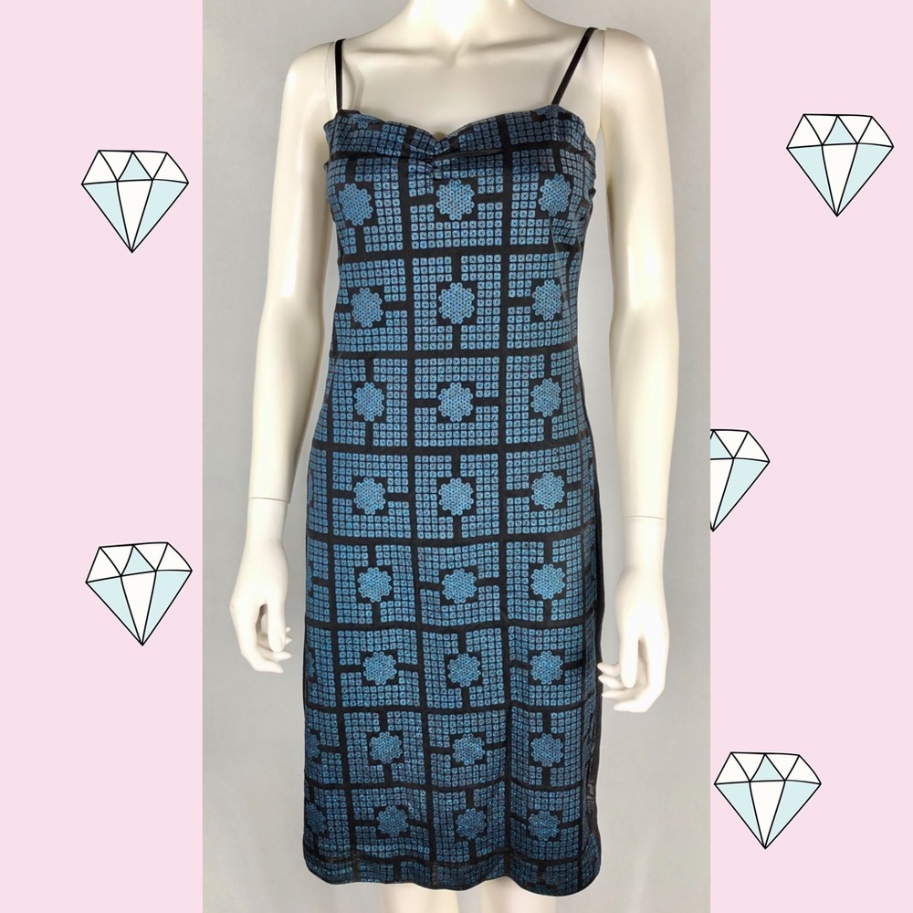 Dress with straps.